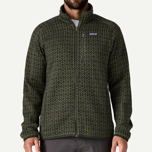 Patagonia Men's Better Sweater Fleece Jacket Color Scales: Old Growth Green